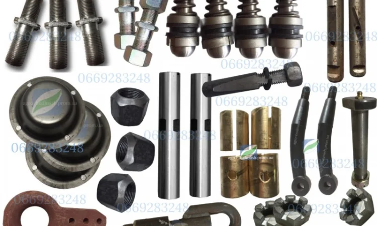 Запчастини 2ПТС-4/КТУ-10; стремянка, ресора, ступиця, сальник, шпилька, клин, петля дишла - фото № 3