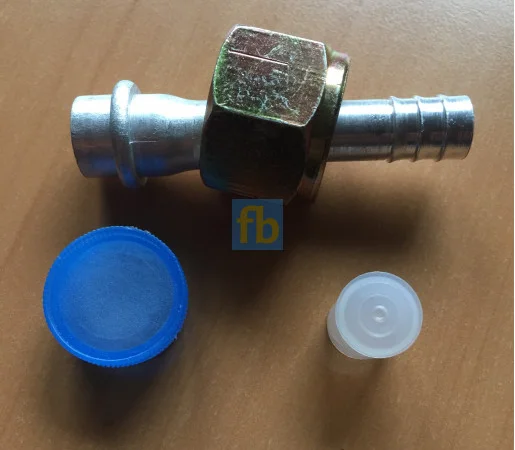 Фітінг Алюмінієвий прямий 10 гайка 12 від fast-best - фото № 1