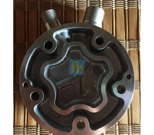 Крышка задняя компрессора Sanden 5S14, 5H14 вертикальная - фото № 1