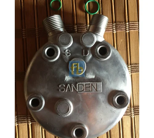Крышка задняя компрессора Sanden 5S14, 5H14 вертикальная - фото № 2