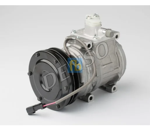 Компресор кондиціонера Caterpillar - DENSO Шків 133мм клиновий А1 - фото № 2