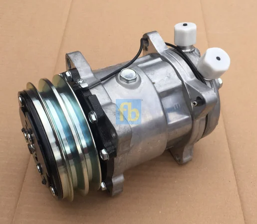 Компресор кондиціонера 5H14 A2 132мм 12в 6626, SD6626 - фото № 2