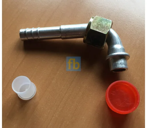 Фітинг алюмінієвий кутовий 8 гайка 7/8 від fast-best - фото № 1