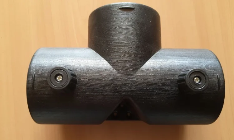 Трійник повітроводу 75мм із заслінкою для автономного обігрівача - фото № 1