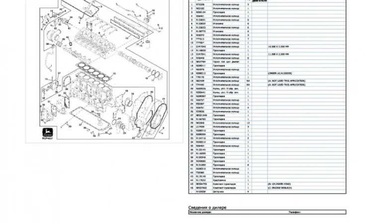 Каталог запчастей Джон Дир 9470R - John Deere 9470R на русском языке в печатном виде - фото № 2