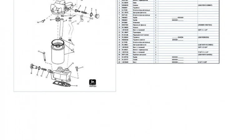 Каталог запчастей Джон Дир 7610 - John Deere 7610 на русском языке в печатном виде - фото № 2