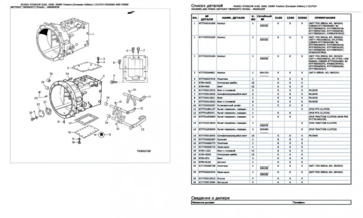 Каталог запчастей Джон Дир 3200 - John Deere 3200 книга на русском языке - фото № 2