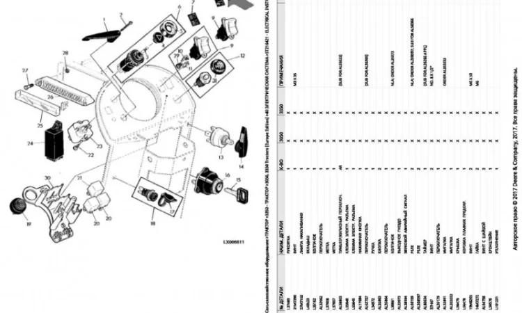 Каталог запчастей Джон Дир 3350 - John Deere 3350 книга на русском языке - фото № 2
