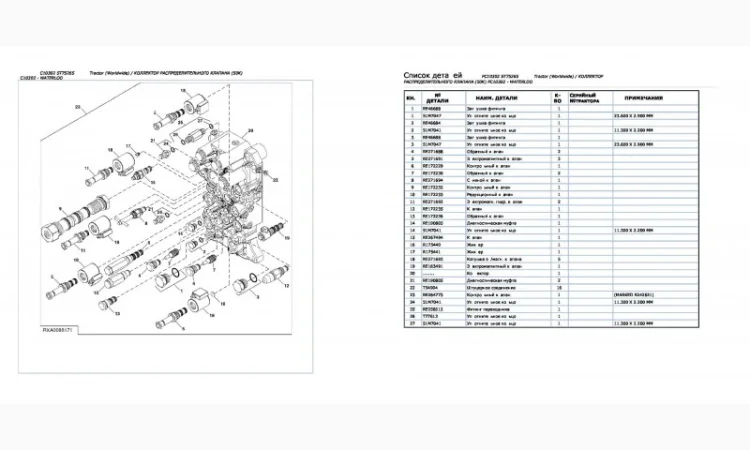 Каталог запчастей трактор Джон Дир 8260R - John Deere 8260R на русском языке - фото № 2