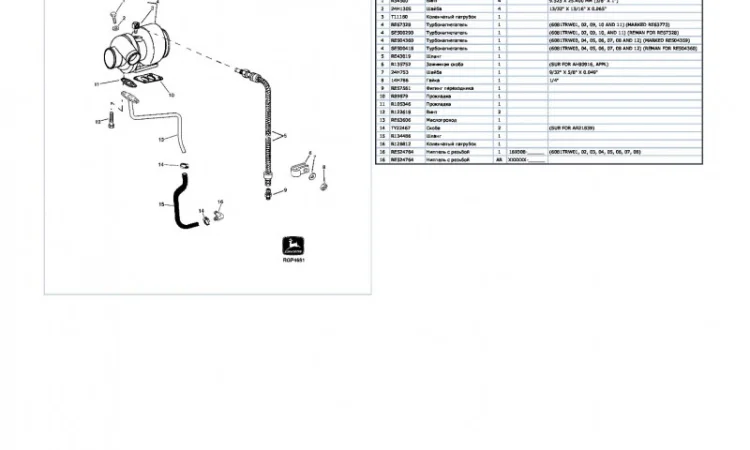 Каталог запчастей трактор Джон Дир 7710 - John Deere 7710 на русском языке - фото № 1
