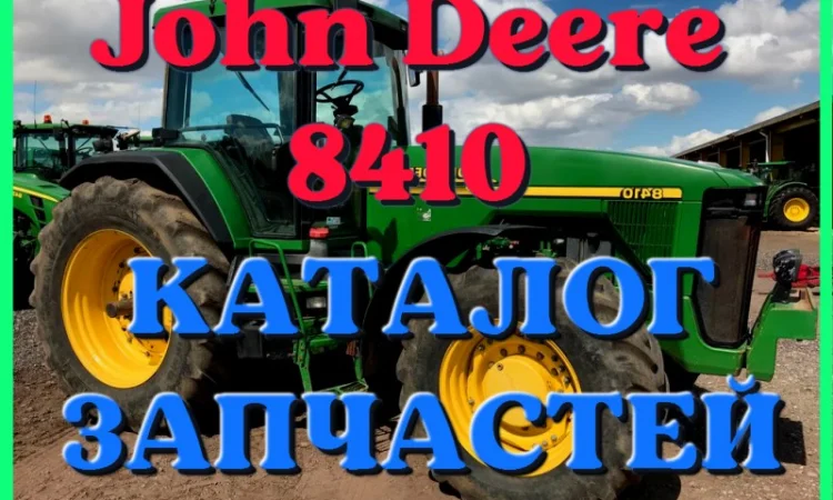 Каталог запчастей Джон Дир 8410 - John Deere 8410 в книжном виде на русском языке - фото № 1