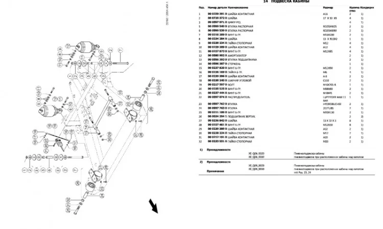 Каталог запчастей КЛААС Ксерион 4000 - CLAAS Xerion 4000 на русском языке в виде книги - фото № 2