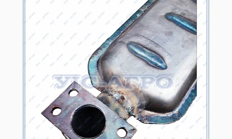 Глушитель трактора Т-25 (Д21А-1201040) с трубой - фото № 2