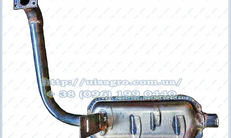 Глушитель трактора Т-16 (СШ20.19.054) с трубой - фото № 1