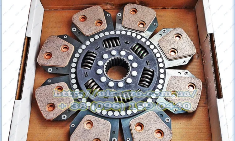 Диск сцепления ведомый ХТЗ-17021, 17221 (DEUTZ, ММЗ) лепестковый (пр-во Luk) 335034310 - фото № 1