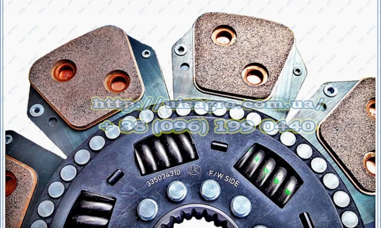 Диск сцепления ведомый ХТЗ-17021, 17221 (DEUTZ, ММЗ) лепестковый (пр-во Luk) 335034310 - фото № 3