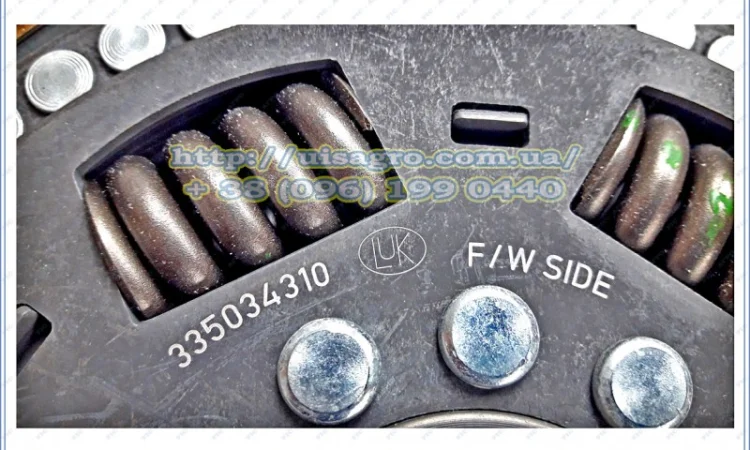 Диск сцепления ведомый ХТЗ-17021, 17221 (DEUTZ, ММЗ) лепестковый (пр-во Luk) 335034310 - фото № 4