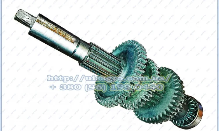 Вал вторичный СШ20.37.066 КПП Т-16 с шестернями в сборе - фото № 2