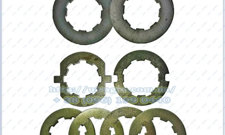 Комплект шайб регулировки реверса КПП Т-25Ф (ХТЗ) 42 мм 8 шлицов - фото № 1