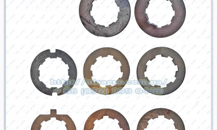 Комплект шайб регулировки реверса КПП Т-25Ф (ХТЗ) 42 мм 8 шлицов - фото № 2