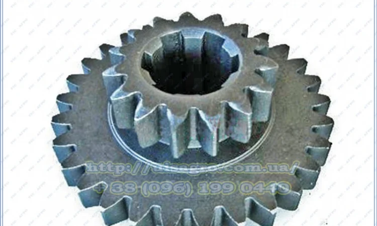 Шестерня КПП Т-25А (А25.37.229Б) Z=15/29 ведущая промежуточного (реверса) вала - фото № 3