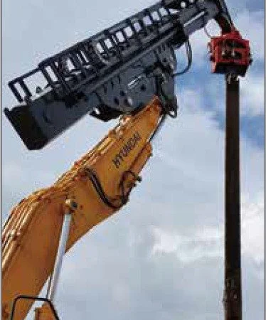 Телескопический вибромолот DTVH850 / Telescopic Vibro Hammer DTVH850 - фото № 2