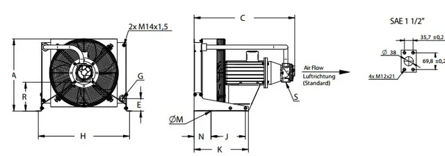 Система охлаждения гидравлическая серии - АР Appiah Hydraulics - фото № 3