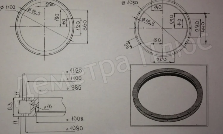 Круг поворотный 2ПТС-6 - фото № 2