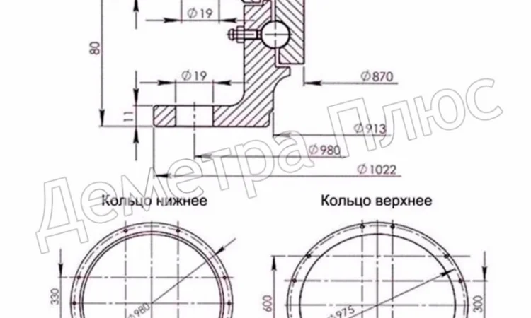 Круг поворотный КамАЗ - фото № 2