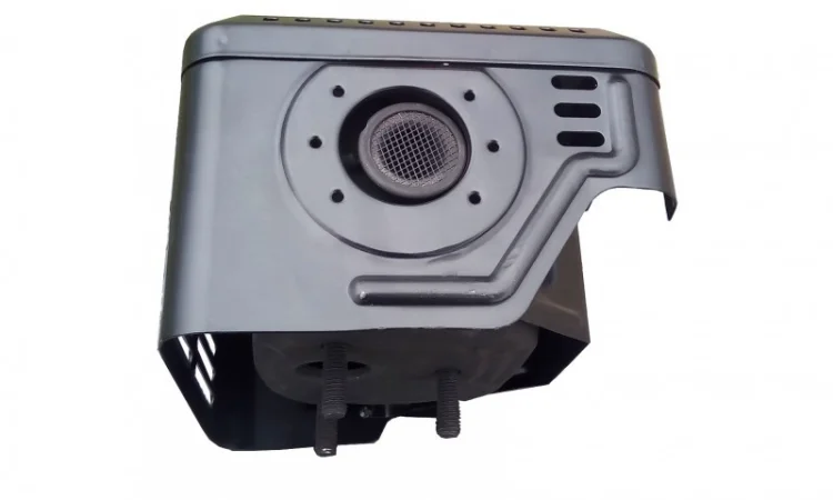 Продам глушитель на мотоблок бензиновый 177f (9 лс) - фото № 3