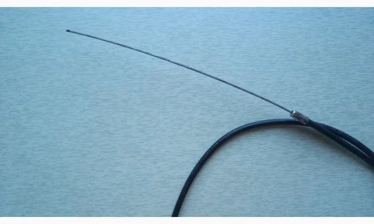 Трос газа L-1645 мм (178F-186F) для мотоблока с дизельным двигателем - фото № 2