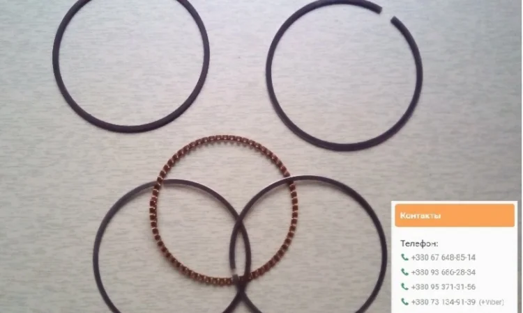 Продам 168F - кольца 68 мм мотоблок - фото № 1