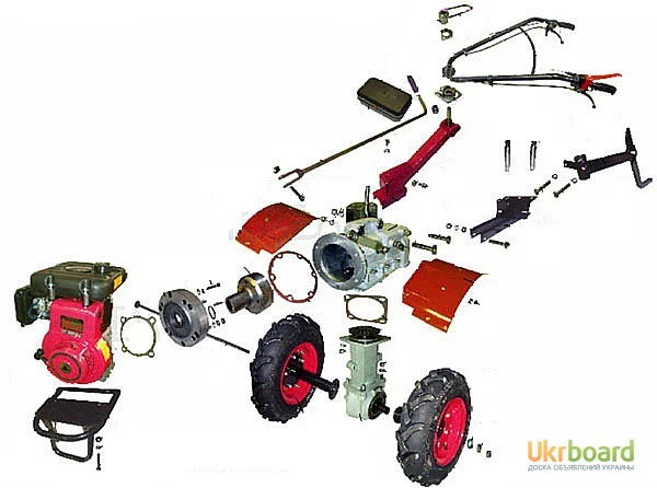 Продам запчасти и комплектующие на дизельные и бензиновые двигатели к мотоблокам Агроруно - фото № 1