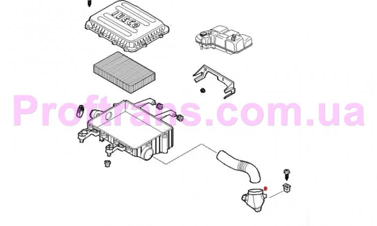 5801317089 Фланец патрубока IVECO Daily 12-14- Ивеко Дейли - фото № 2