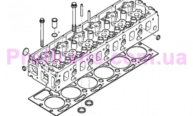 5003065045 кольцо резиновое O-RING форсунки Renault Premium 420 26.9*2.6 - фото № 2