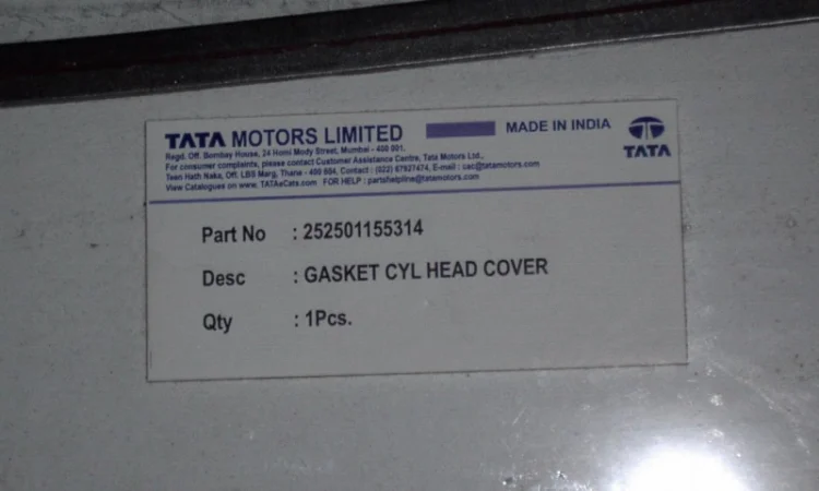 Прокладка клапанной крышки автобусов ТАТА, I-VAN, ЭТАЛОН двигателя E-2 - фото № 3