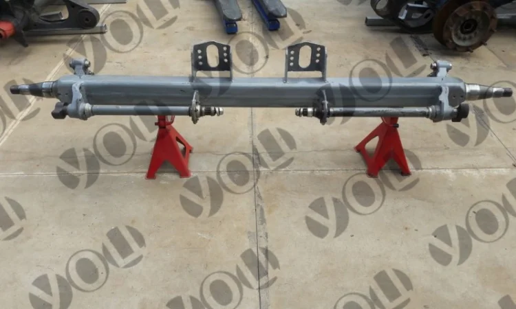 Ось BPW ECO для полуприцепа SCHMITZ CARGOBULL 2438743011 + запчасти к оси - фото № 2