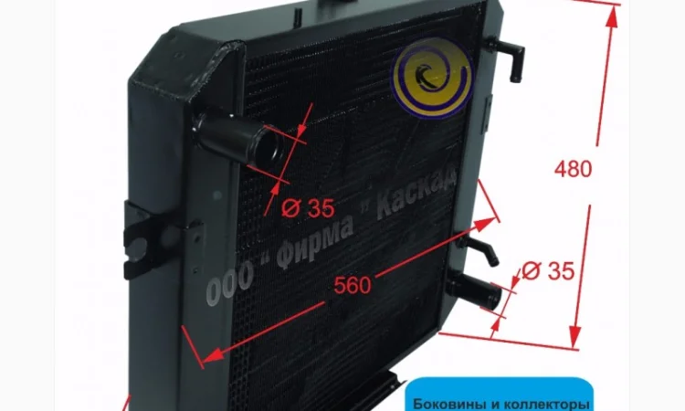 Радиатор охлаждения погрузчика Toyota 6FD15 - фото № 1