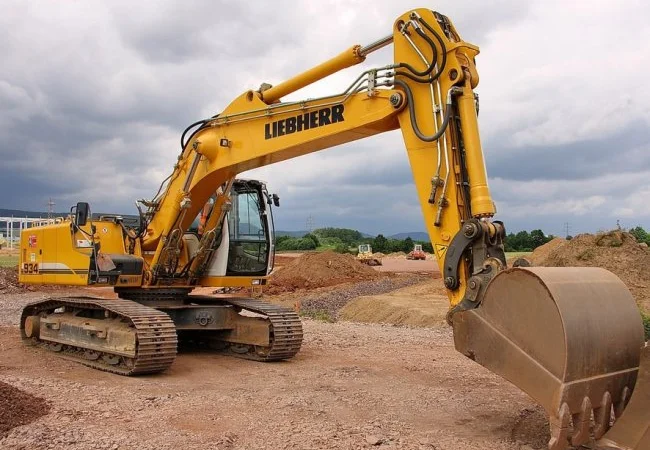 Радиатор масляный экскаватора Liebherr R 934 - фото № 2