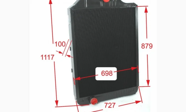 Радиатор водяной для трактора John Deere 8430 - фото № 1