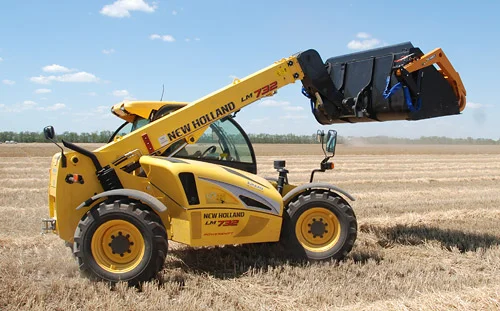 Водомасляный блок радиатора охлаждения телескопического погрузчика New Holland LM 732 - фото № 2