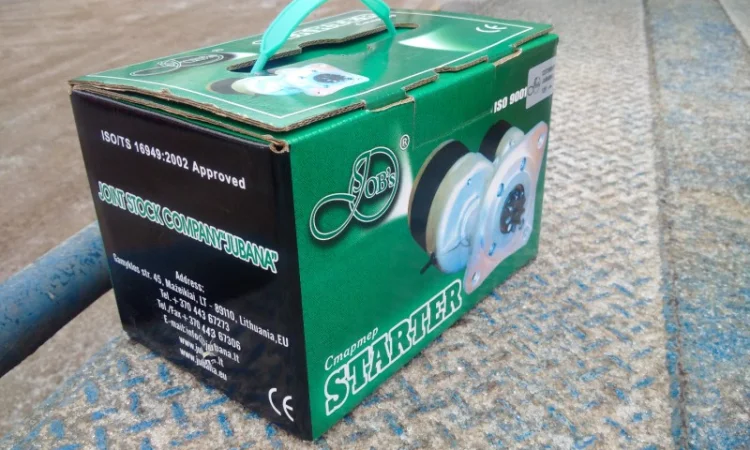 9.172.780 стартер редукторный 24В 3, 5 кВт Юбана - фото № 1