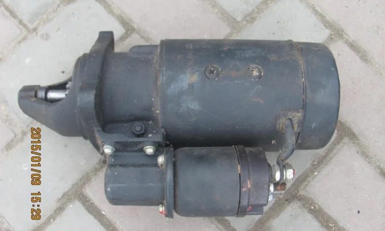 Стартер двигателя д-144 трактора т-40 - фото № 2