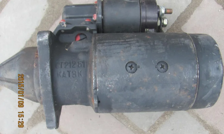 Стартер двигателя д-144 трактора т-40 - фото № 4