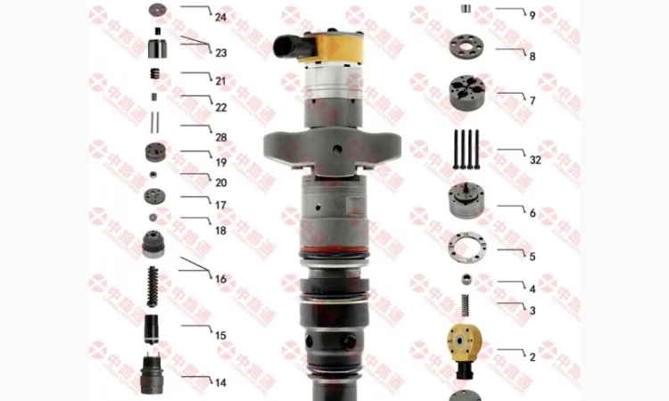 Fit for CAT C7 nozzle 221F426554 fit for CAT C7-C9 Injector Body - фото № 1