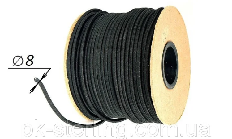 Резинка тента (эспандер), шнур резиновый на грузовые авто, на кузов, борта - фото № 1