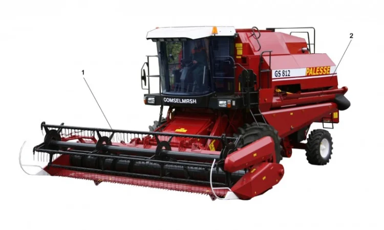 Шланг кондиционера комбайна Палессе 812 3560мм Компрессор-радиатор - фото № 1