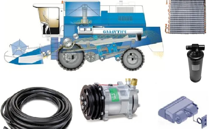 Испаритель для кондиционера комбайна Дон Палессе Славутич Бизон - фото № 3