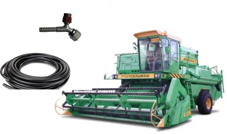 Шланг кондиционера комбайна Дон 1500Б 1400мм Компрессор-радиатор - фото № 2