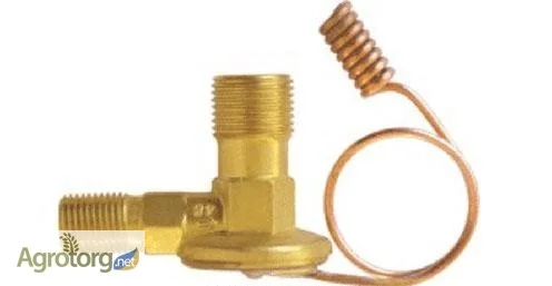 ТРВ (Терморегулирующий вентиль) испарителя авто кондиционера на тракторе комбайне - фото № 2